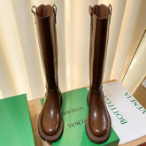 Black Autumn Winter Warm Fashion Shoes Genuine Leather-BS01056-Veeddydropshipping